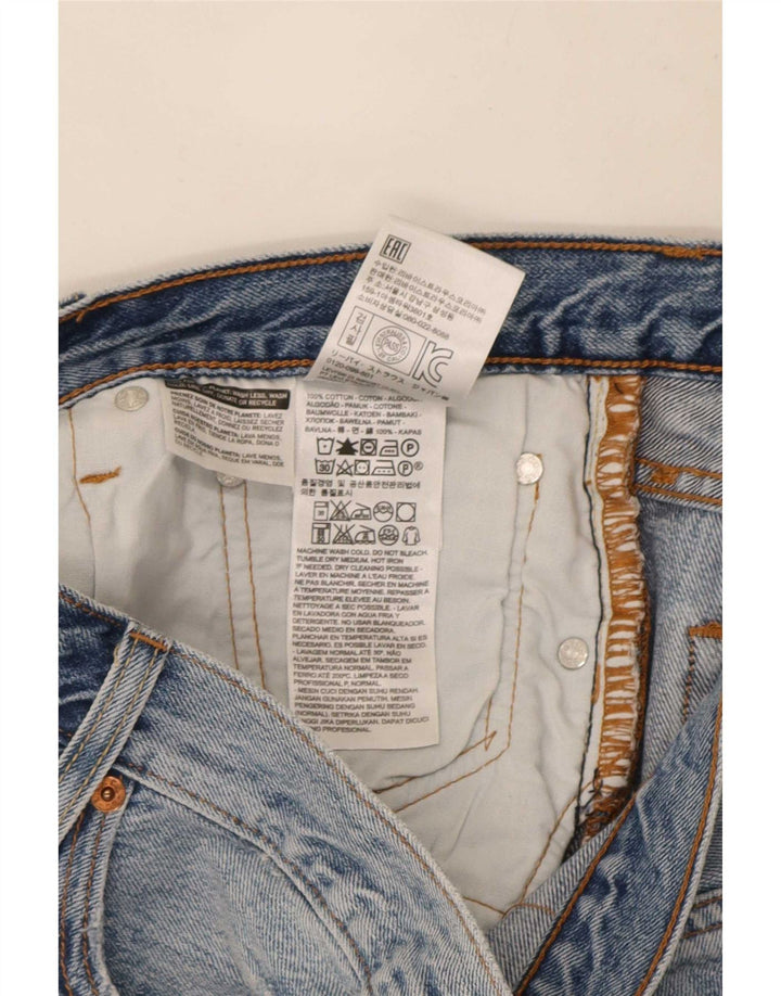 Pantaloni scurți Levi's 501 Denim W32, bumbac albastru mediu