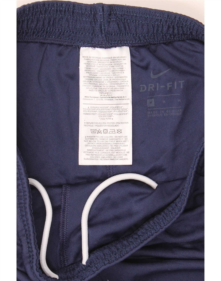 Pantaloni scurți sport obișnuiți pentru bărbați Nike, poliester, albastru, mediu