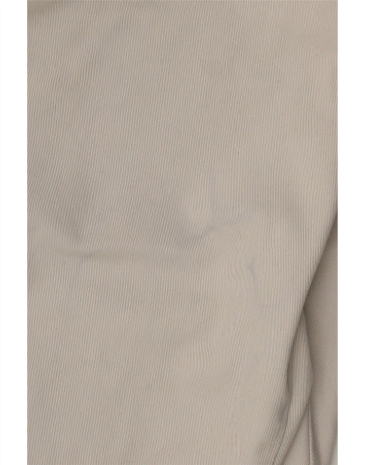Pantaloni cargo drepți pentru bărbați MAVERICK W36 L30 bumbac alb