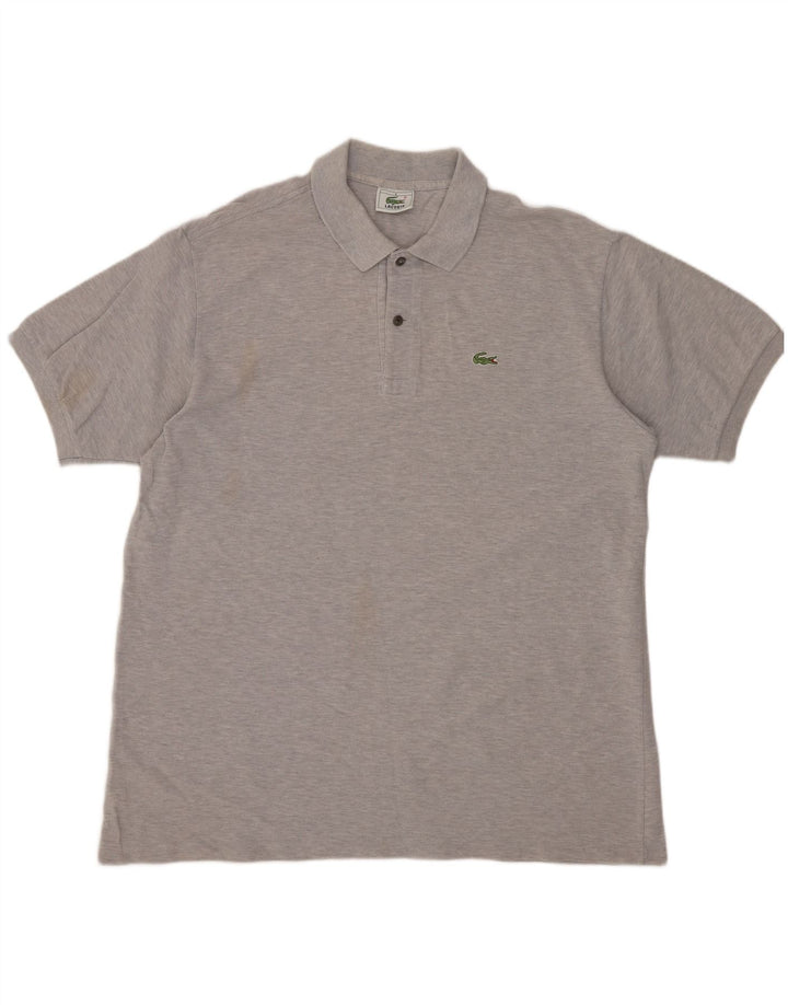 Tricou polo pentru bărbați LACOSTE Mărimea 6 XL bumbac gri