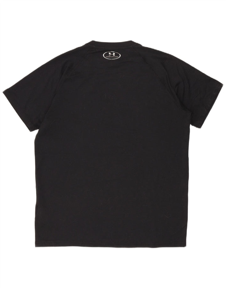 UNDER ARMOUR Bărbați Heat Gear Tricou Top Mic Poliester Negru