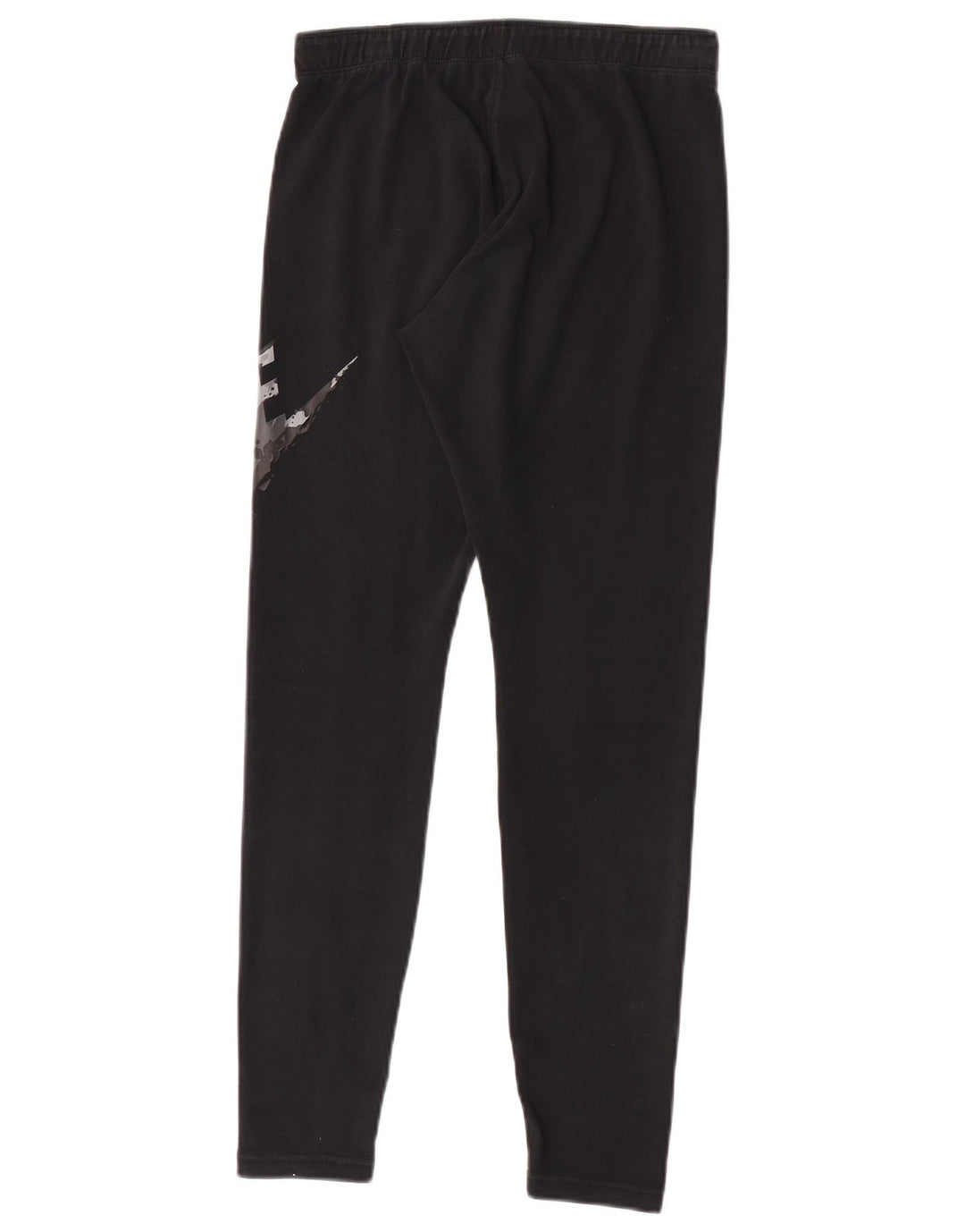 Leggings grafic Nike pentru femei UK 14, bumbac mediu negru
