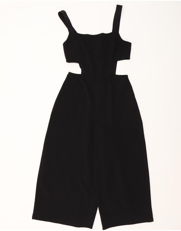 Salopetă fără mâneci pentru femei Zara UK 12 Medium Black