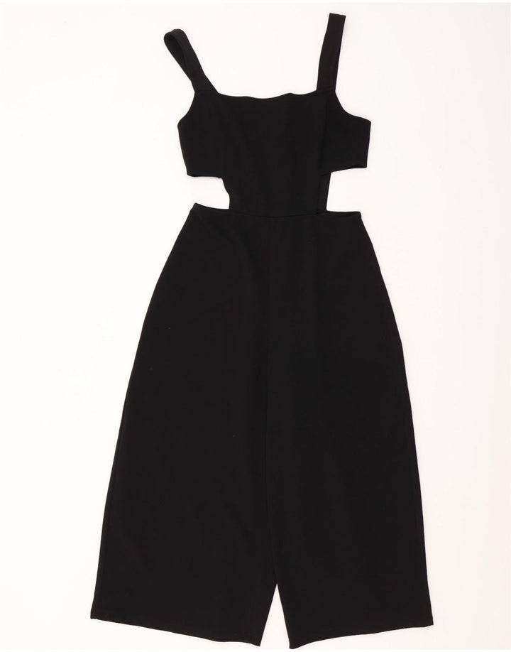 Salopetă fără mâneci pentru femei Zara UK 12 Medium Black
