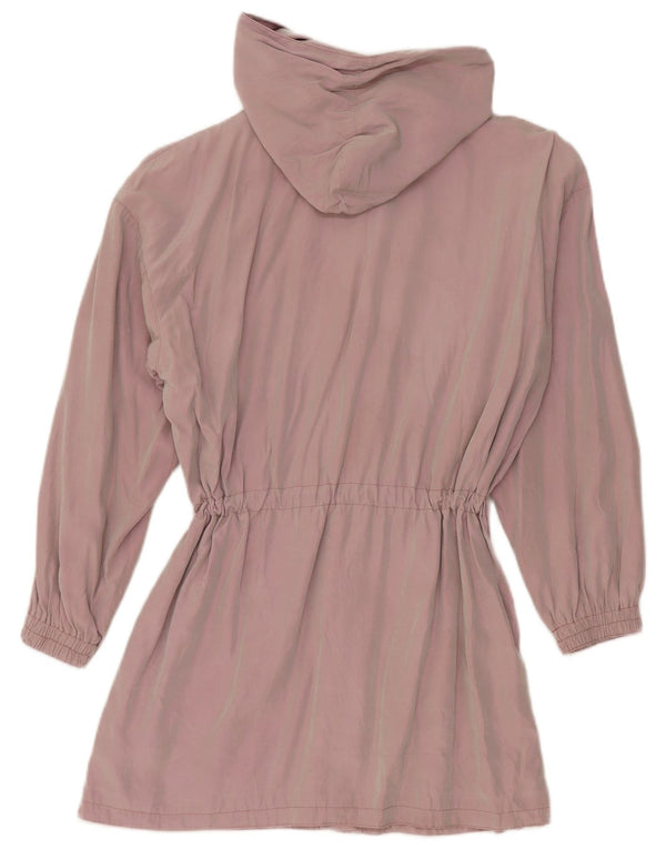 Jachetă cu glugă vintage pentru femei UK 14 Medium Purple