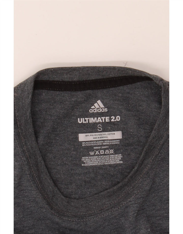 ADIDAS Mens Climalite T-Shirt Top Small Navy Blue Polyester Vintage Adidas and Second-Hand Adidas from Messina Hembry 