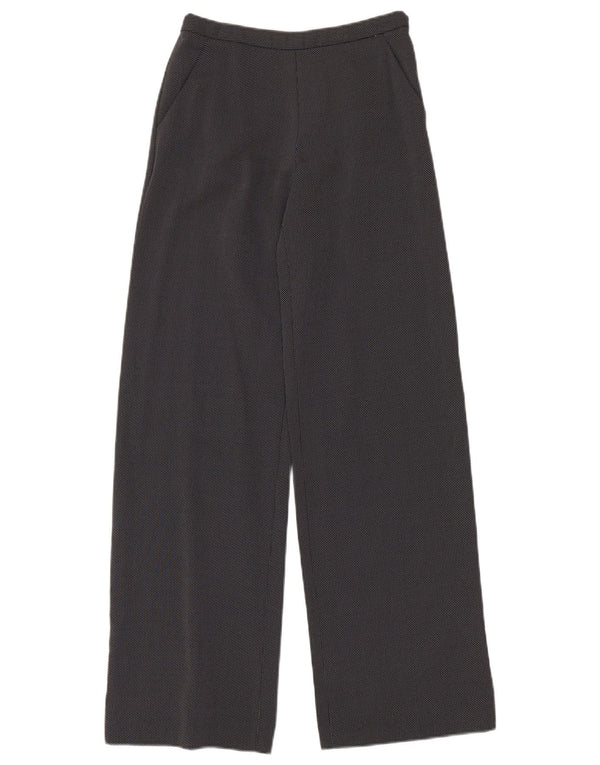 Pantaloni casual pentru femei Giorgio Armani IT 36 XS W26 L32 Black Spotted