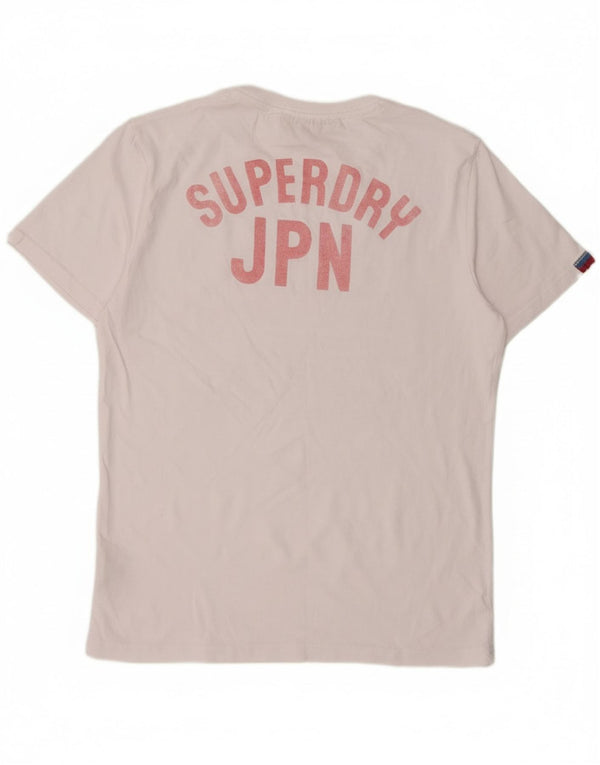 Tricou grafic pentru bărbați Superdry Top XL Bumbac alb