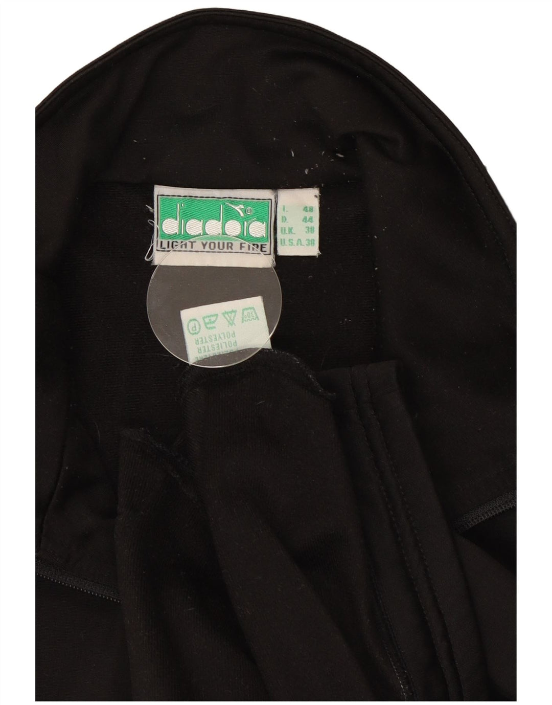 Jachetă de trening grafică pentru bărbați Diadora UK 38 Medium Black Colorblock