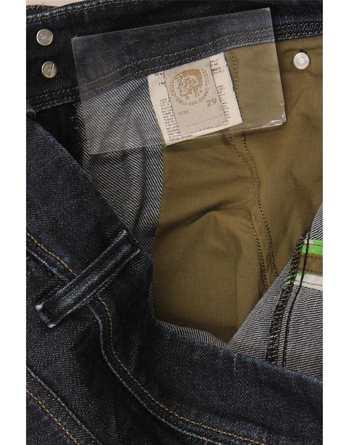 Pantaloni scurți din denim bermude Diesel pentru femei W29, bumbac bleumarin mediu