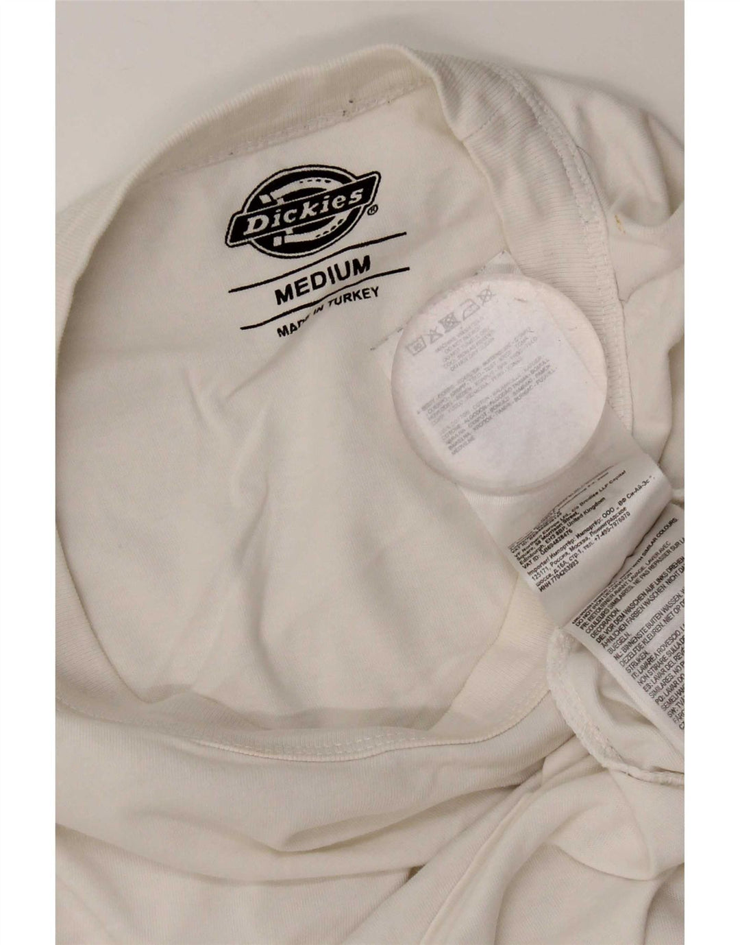 Tricou pentru bărbați Dickies Top Medium White Bumbac