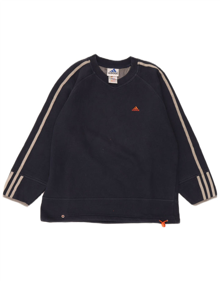 Adidas Băieți Pulover Pulover 11-12 Ani Bleumarin Bumbac