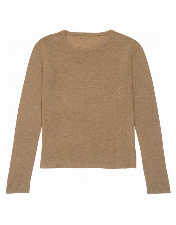 Pulover pentru damă Zara, cu gât de barcă, UK 18 XL, bej, raion