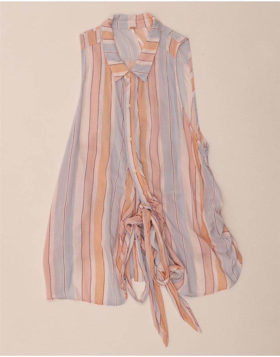 Bluză cămașă pentru femei Free People UK 12 Medium, multicoloră, cu dungi