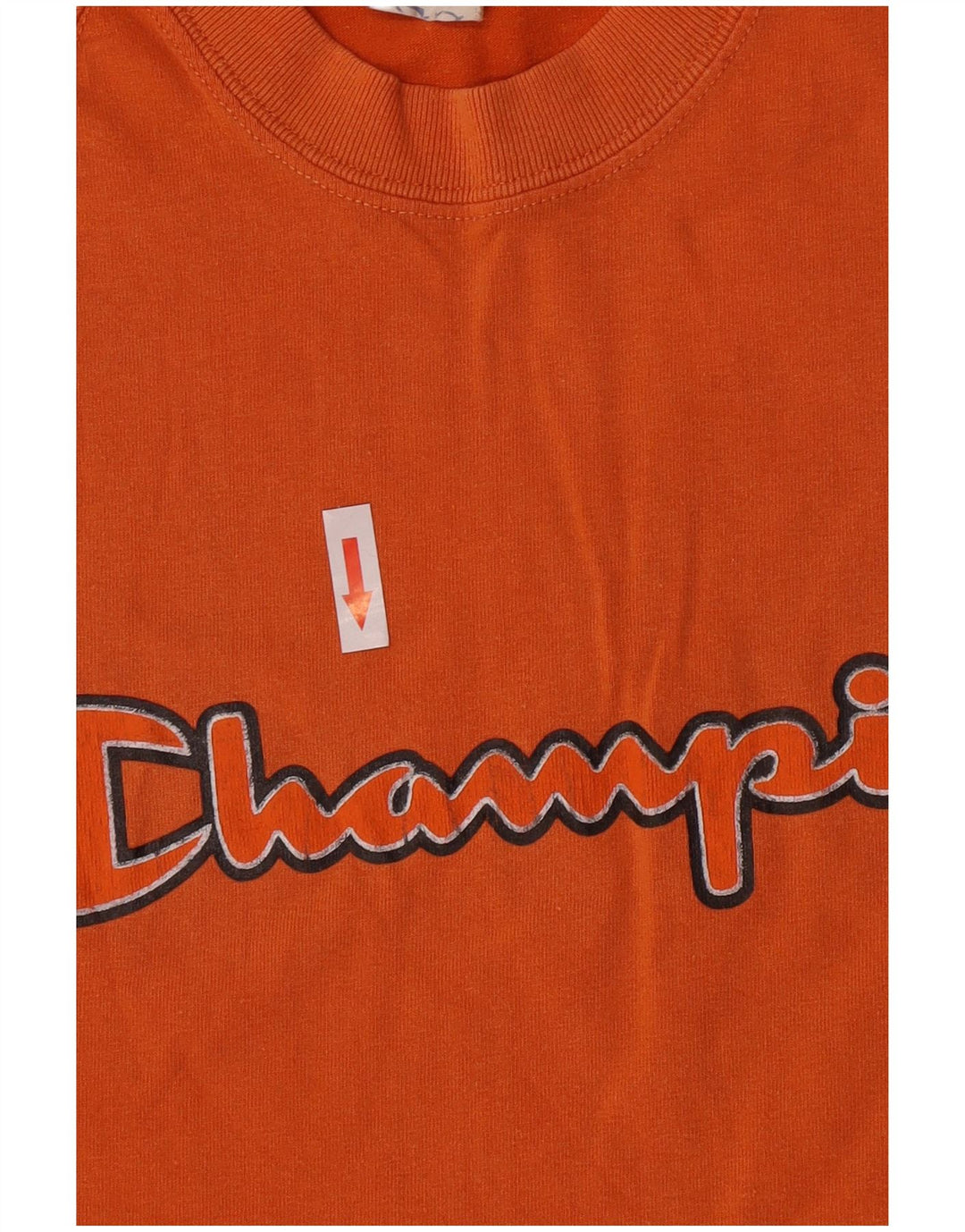 Tricou grafic pentru bărbați Champion Top din bumbac portocaliu mediu