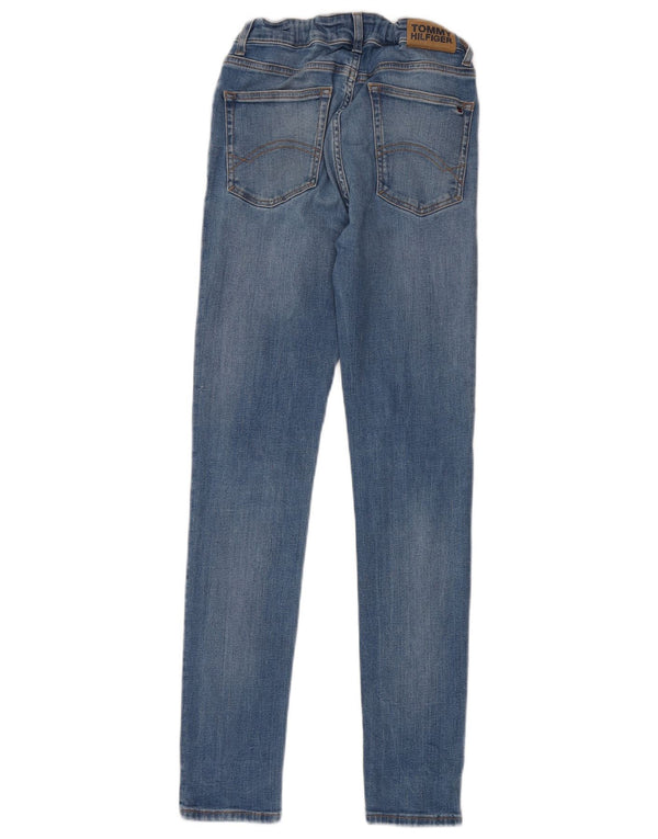 TOMMY HILFIGER Blugi skinny pentru baieti 13-14 ani Bumbac Albastru