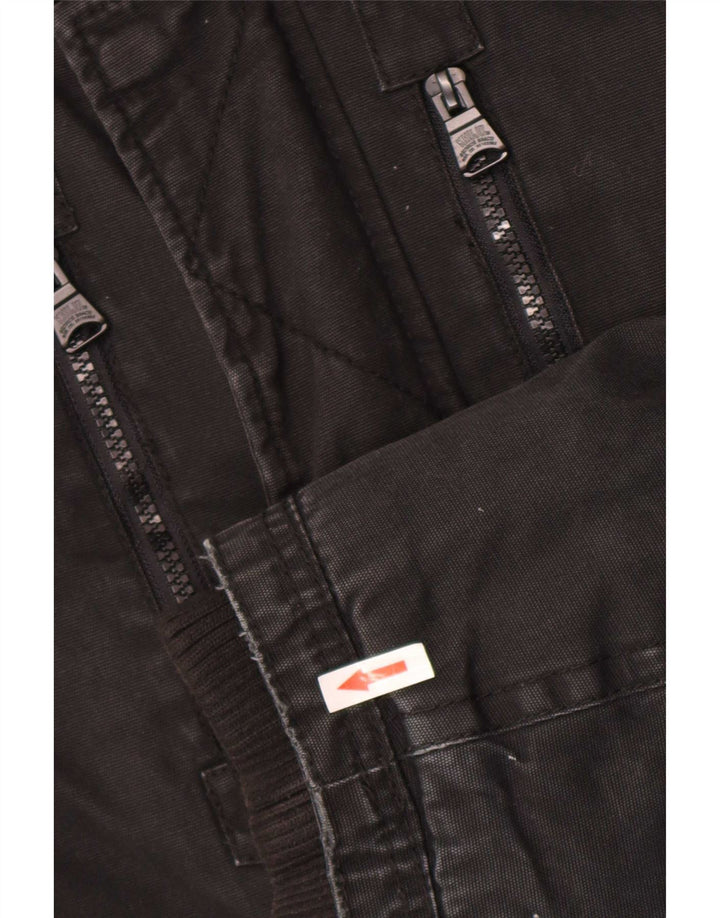 Jachetă cu glugă pentru bărbați KHUJO UK 40 Large Black
