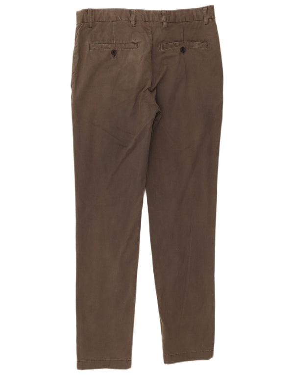 Pantaloni chino slim pentru bărbați Zara EU 40 Medium L31 L29 Kaki Bumbac