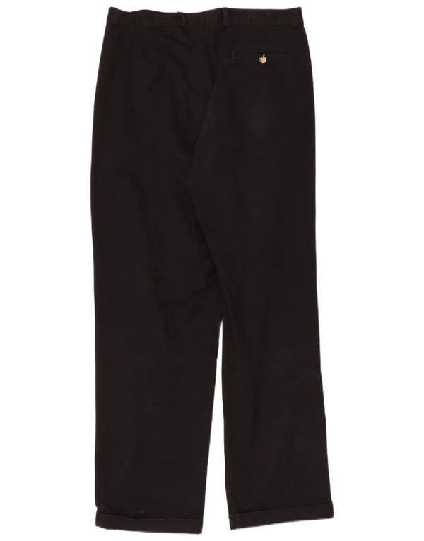 Pantaloni chino pentru bărbați Berto Lucci IT 48 Medium W32 L31 Bumbac negru