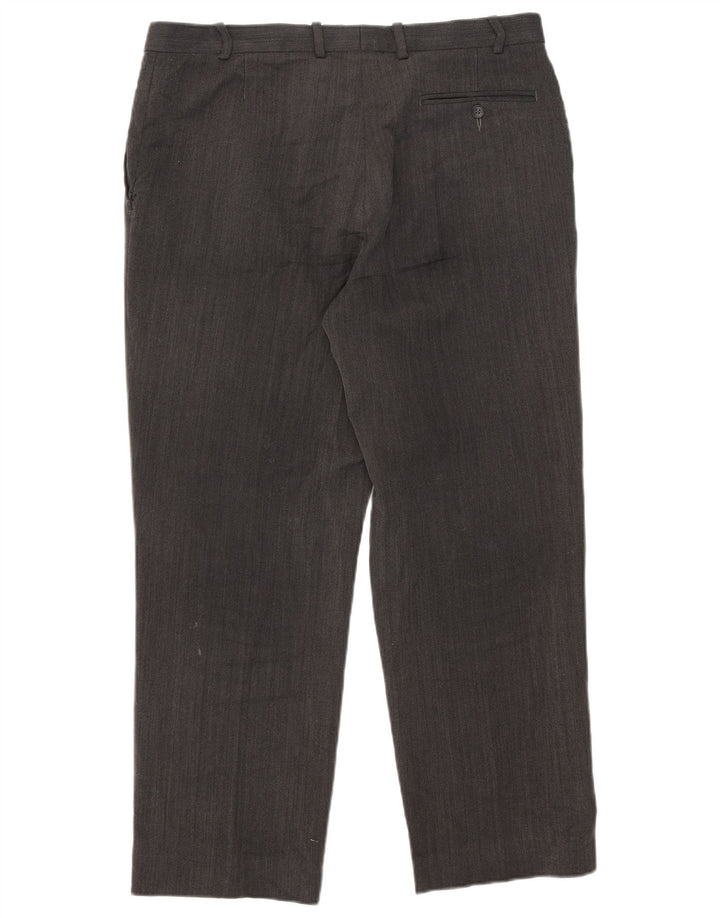 Marks & Spencer Pantaloni drepți pentru bărbați L36 L31 Poliester negru