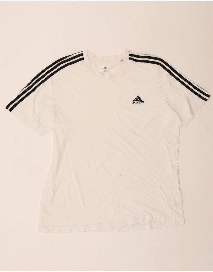 Tricou pentru bărbați Adidas Top XL Bumbac alb