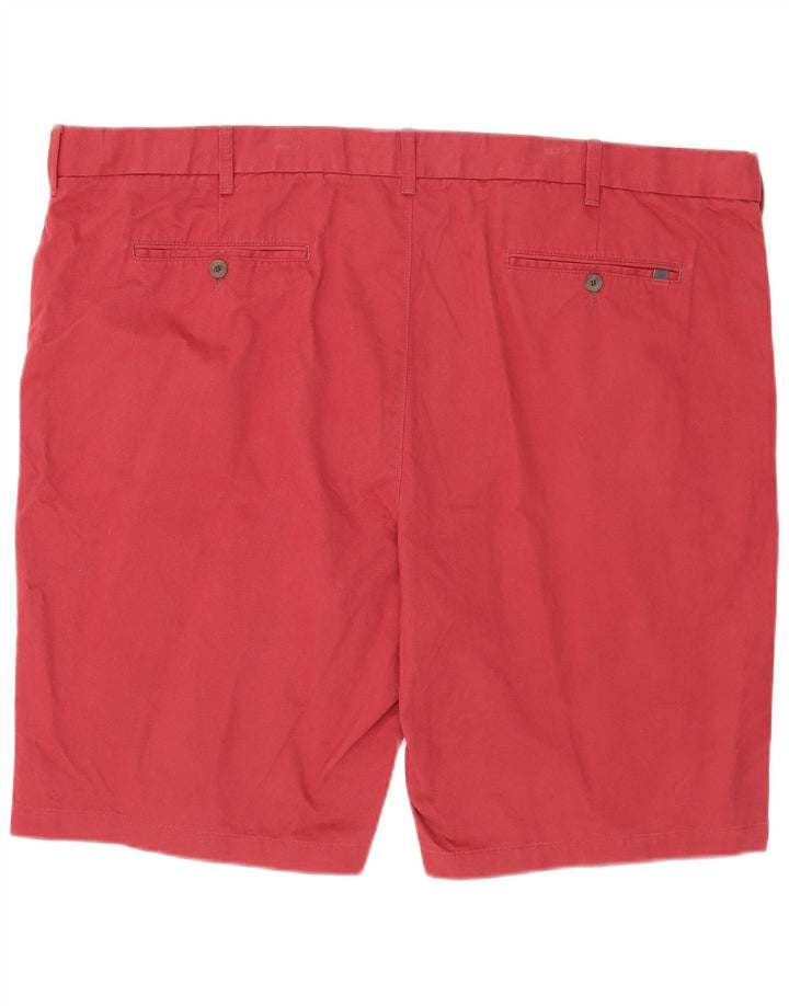 Pantaloni scurți chino pentru bărbați Marks & Spencer W48 4XL bumbac roșu
