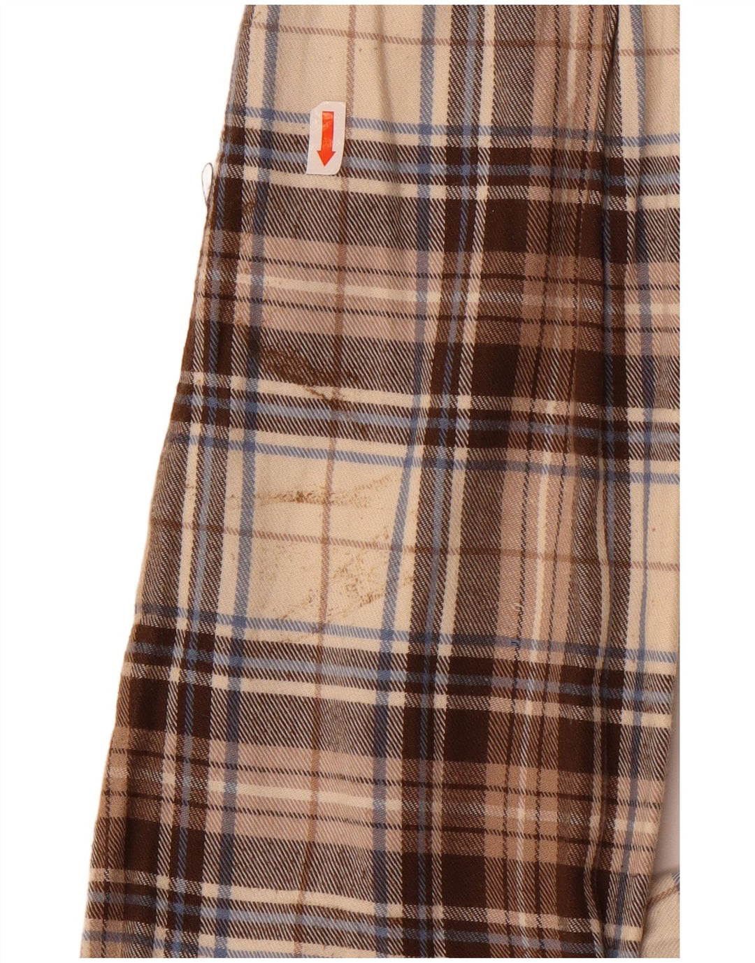 Cămașă din flanel pentru bărbați Sea Barrier 2XL, bumbac cu carouri bej