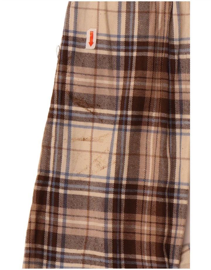 Cămașă din flanel pentru bărbați Sea Barrier 2XL, bumbac cu carouri bej