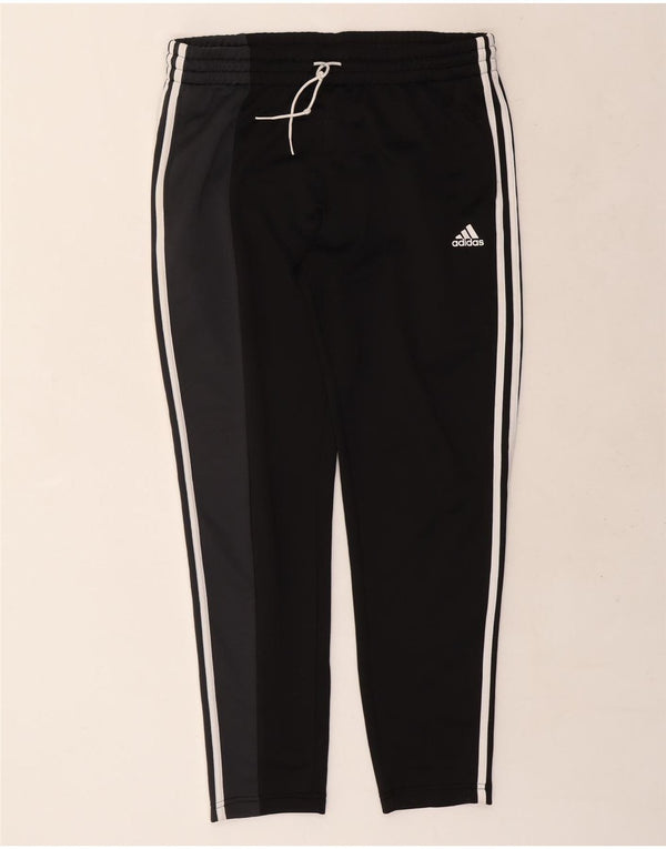 Pantaloni de trening Adidas pentru femei Marea Britanie 16/18, mare, negru, poliester color bloc