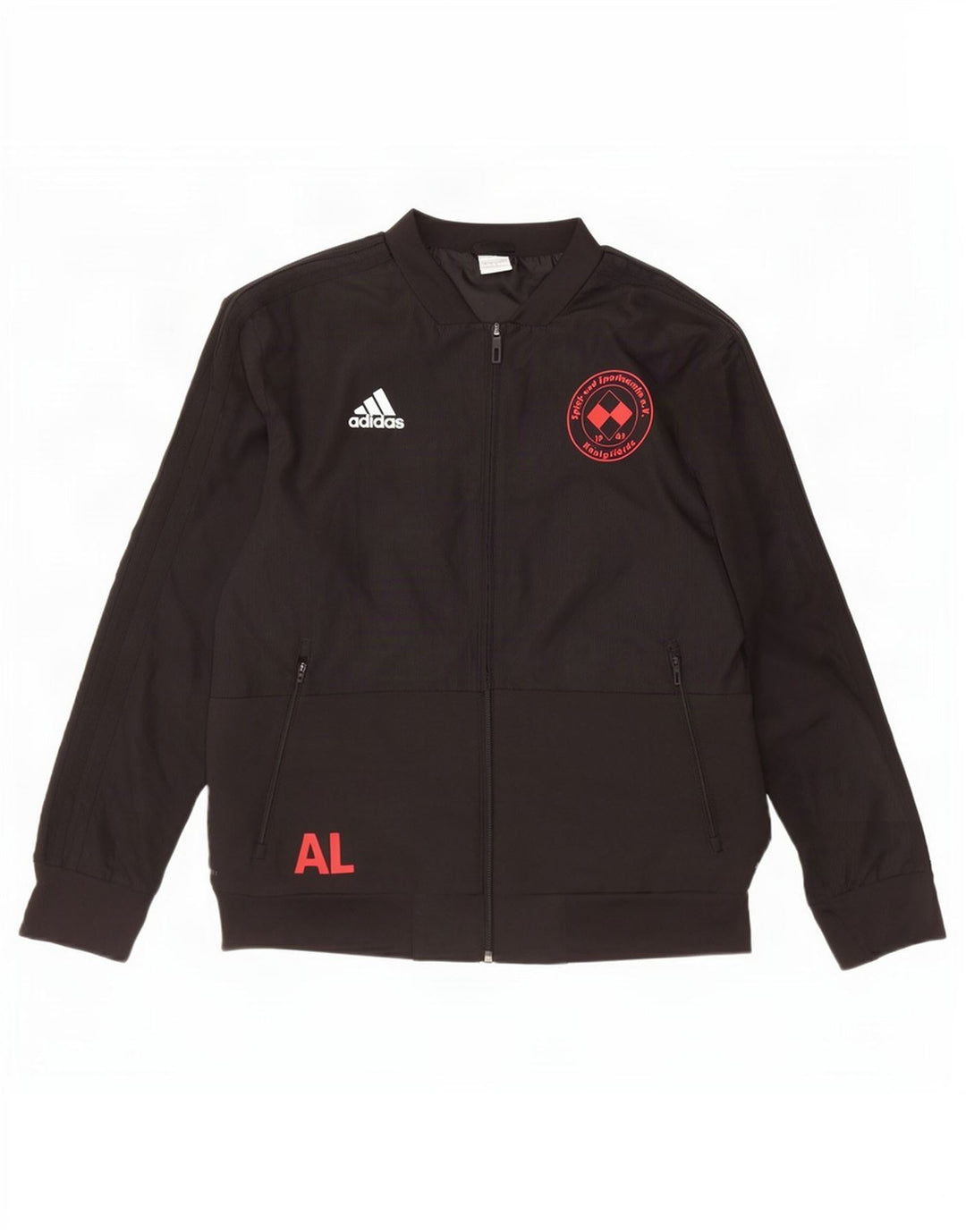 Adidas pentru bărbați Climalite Graphic Trening Top Jachetă mare, negru, poliester