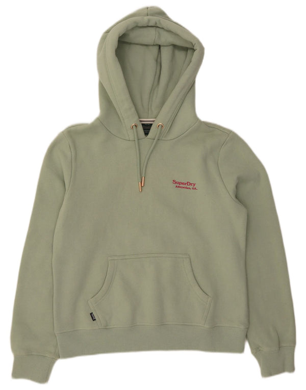 Pulover Superdry pentru damă, UK 12, bumbac verde mediu
