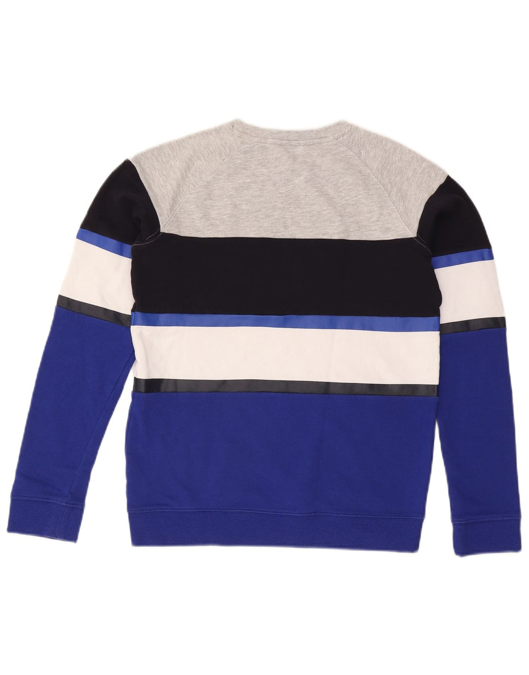 GUESS Boys Graphic Sweatshirt Jumper 15-16 Years Multicoloured Colourblock Vintage Guess and Second-Hand Guess from Messina Hembry 