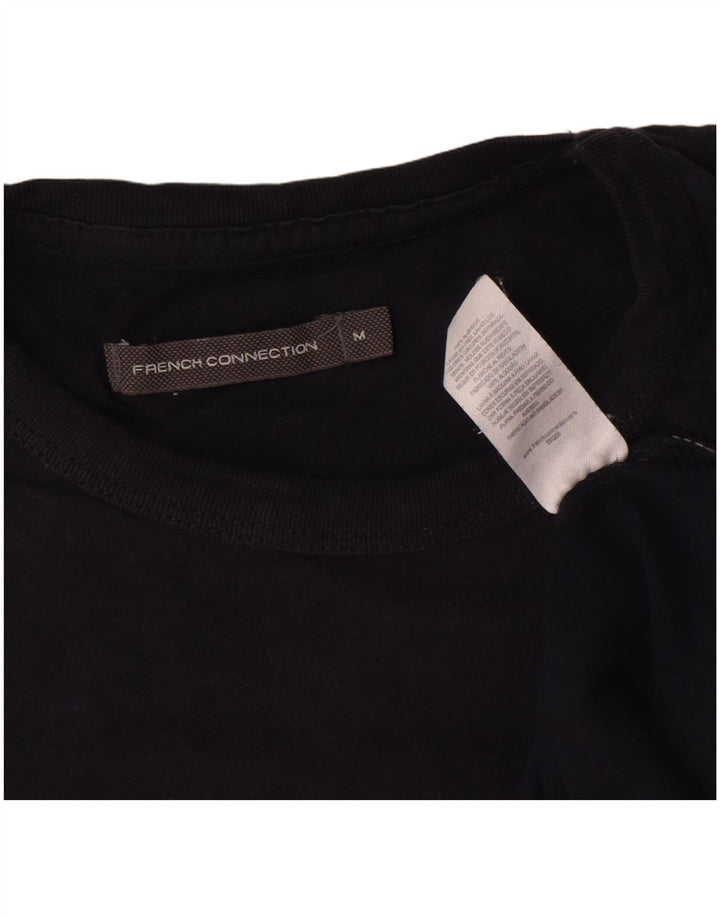 Tricou pentru bărbați French Connection Top mediu din bumbac bleumarin