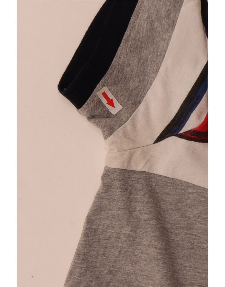 Tricou polo Desigual pentru bărbați, mare, gri, bumbac