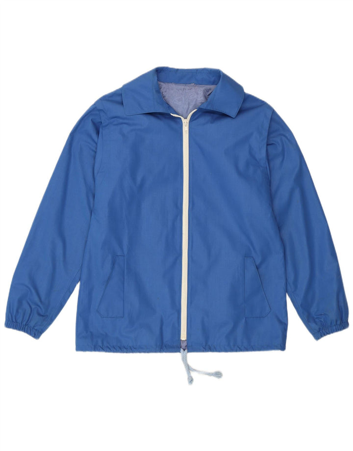 Bomber pentru femei VINTAGE UK 12 Poliester albastru mediu