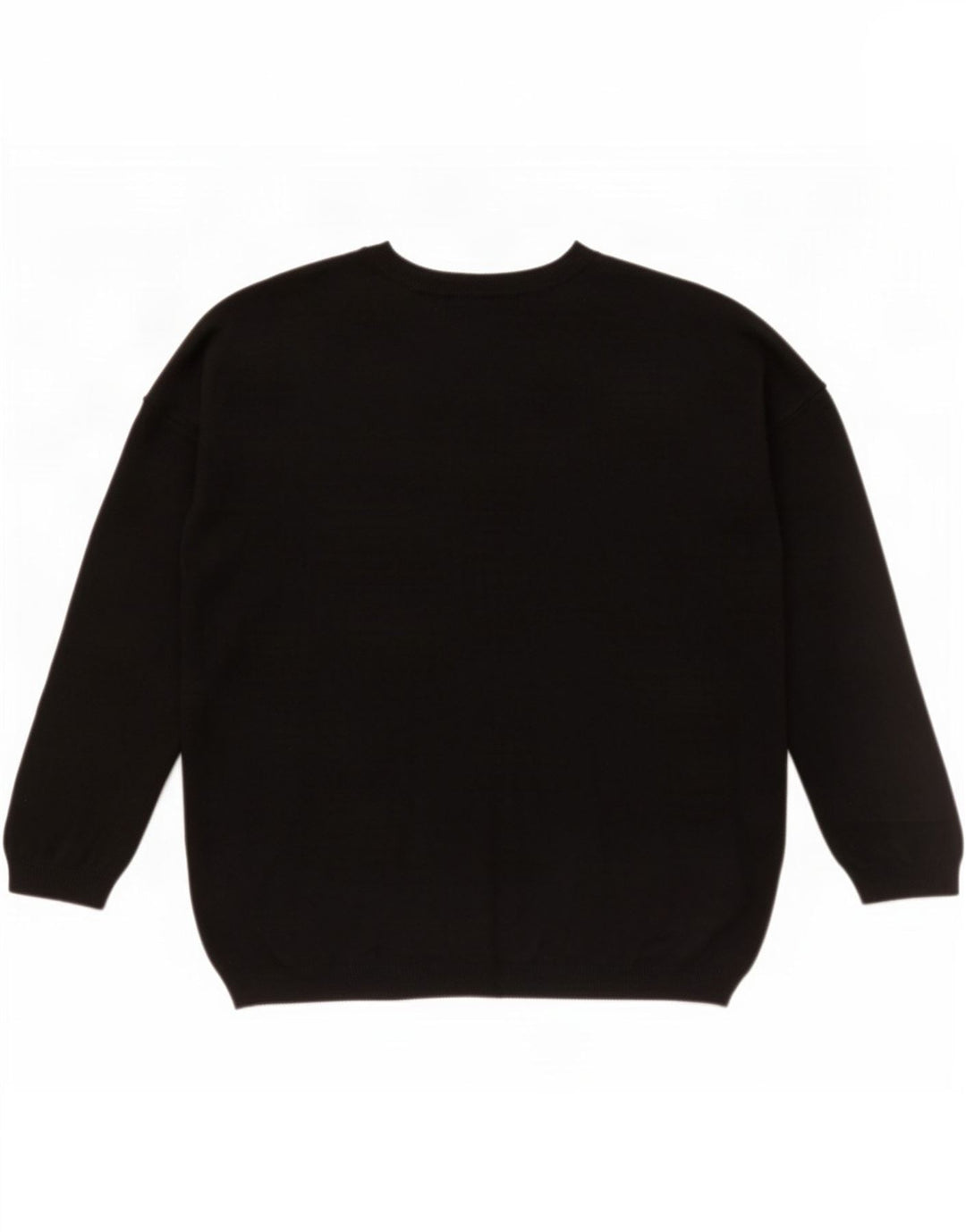 Pulover pentru femei Marks & Spencer cu decolteu triplu UK 14 Medium Negru
