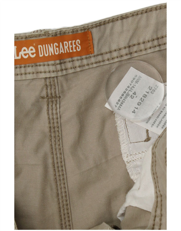 Pantaloni scurți cargo LEE pentru bărbați W42 2XL, bej, bumbac