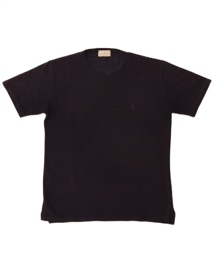 Trussardi Tricou pentru femei Top UK 14 Medium Bleumarin Poliester