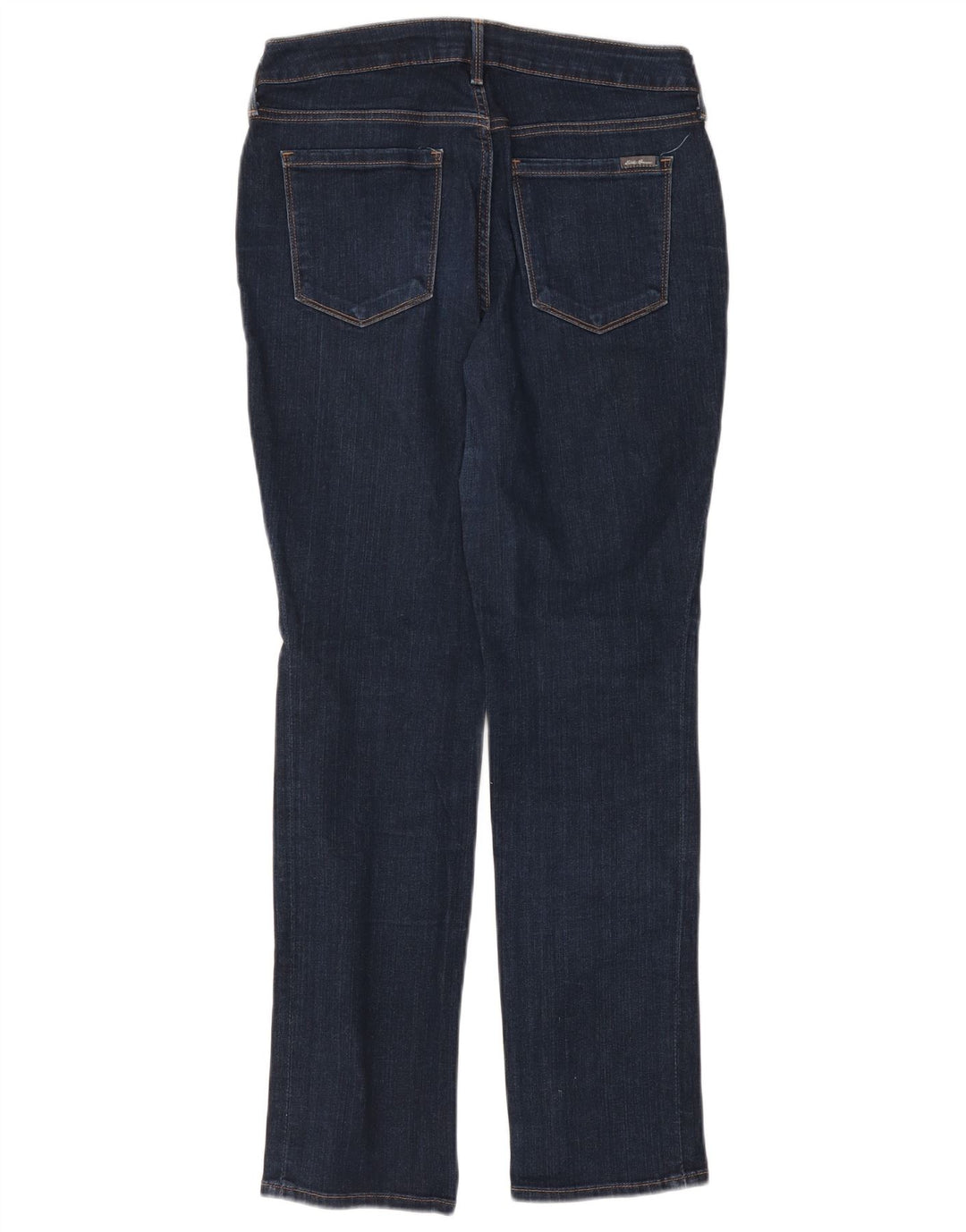 Blugi drepti pentru femei Eddie Bauer US 8 Medium W29 L29 Bumbac bleumarin