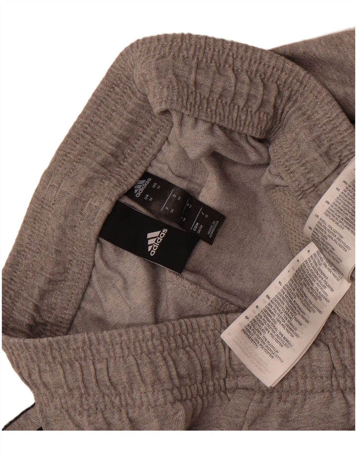 Pantaloni de trening Adidas pentru bărbați Joggeri din bumbac gri mediu
