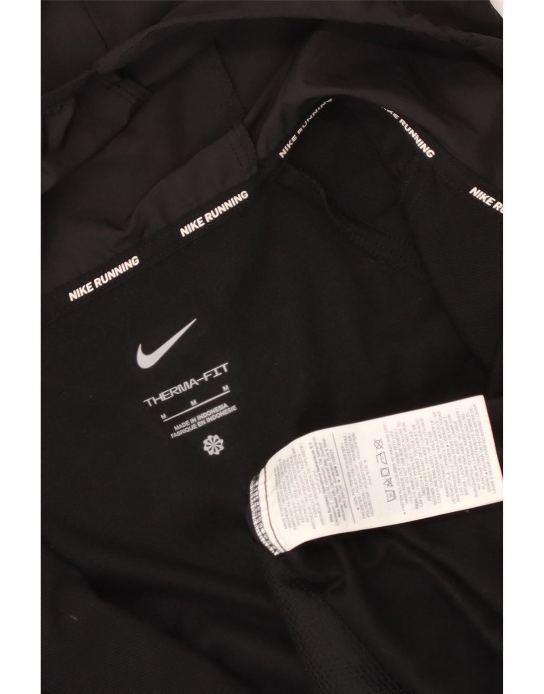 Jachetă de trening cu glugă NIKE Therma-Fit pentru bărbați, mediu negru, bloc de culoare