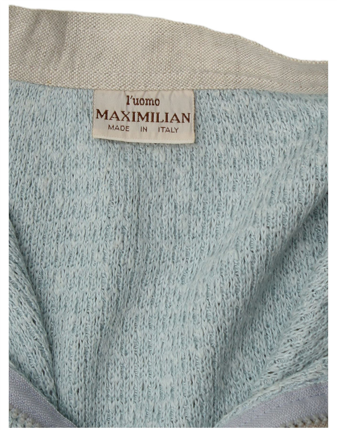 Pulover cardigan cu fermoar complet pentru bărbați Maximilian, mare, albastru