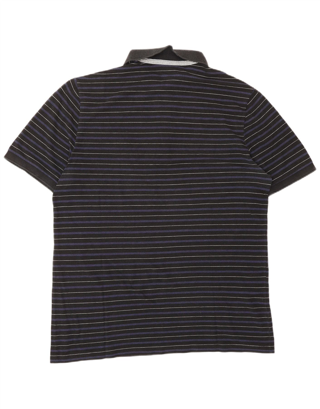 Tricou polo Lacoste pentru bărbați Mărimea 6 XL Bleumarin cu dungi Lyocell