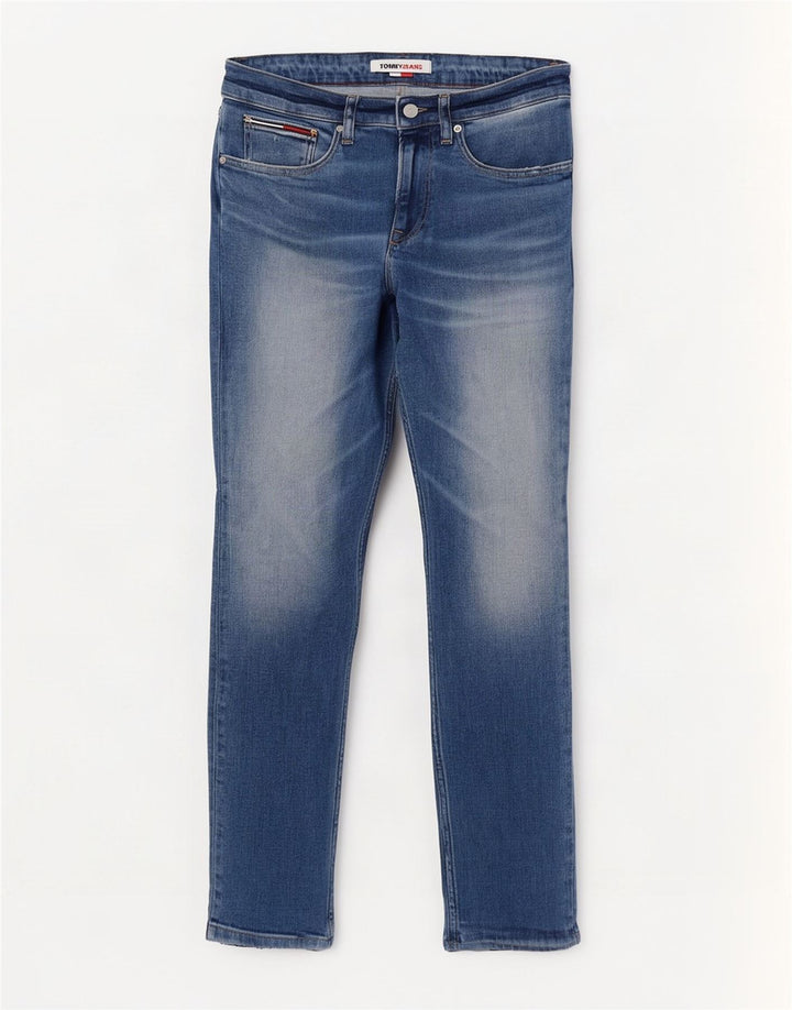 Blugi slim pentru bărbați Tommy Hilfiger W30 L32 Bumbac albastru