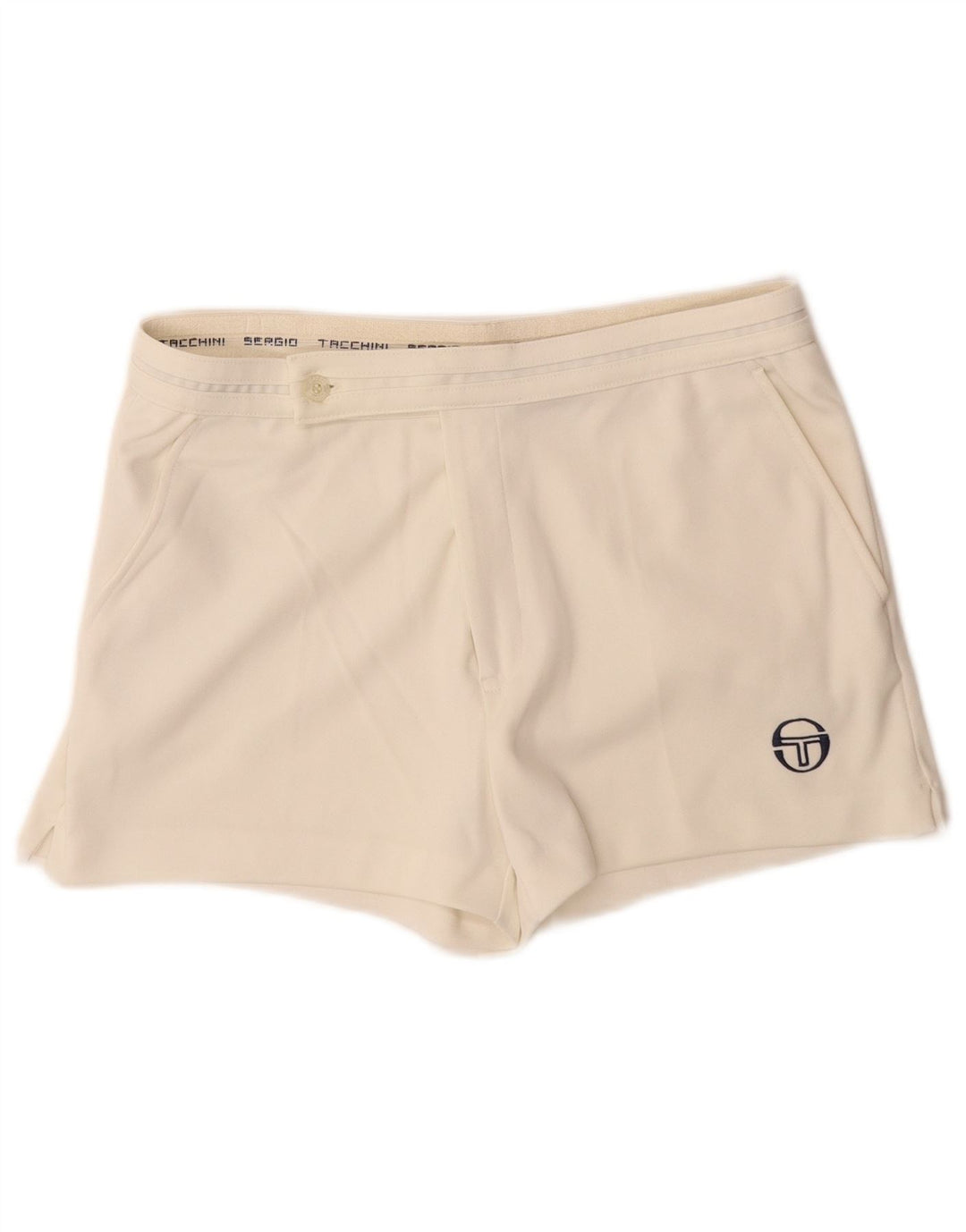 SERGIO TACCHINI Pantaloni scurți chino pentru bărbați IT 48 Medium W30 Poliester alb