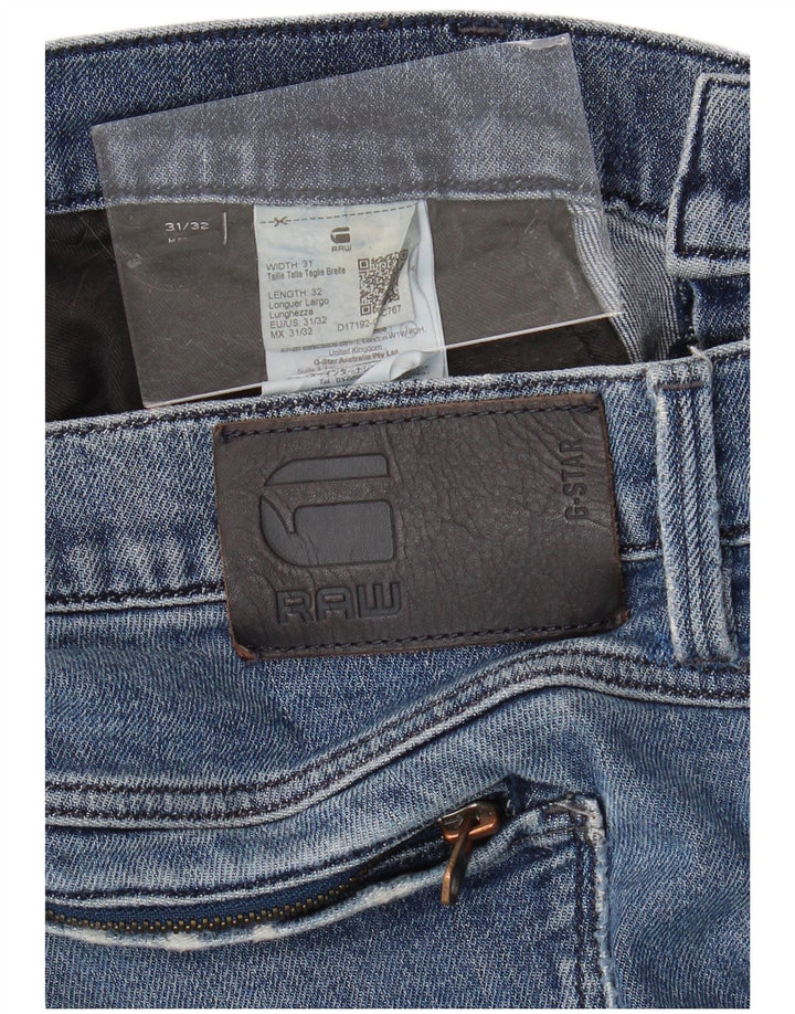 Blugi G-STAR Noxer Straight pentru bărbați W31 L32 Bumbac albastru