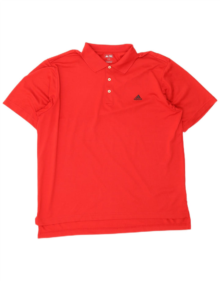 Tricou polo pentru bărbați Adidas XL poliester roșu
