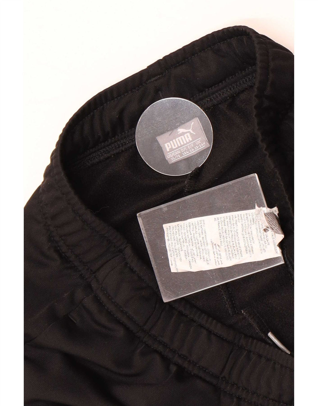 Puma Băieți Pantaloni Trening Pantaloni Joggeri 13-14 Ani Poliester Negru