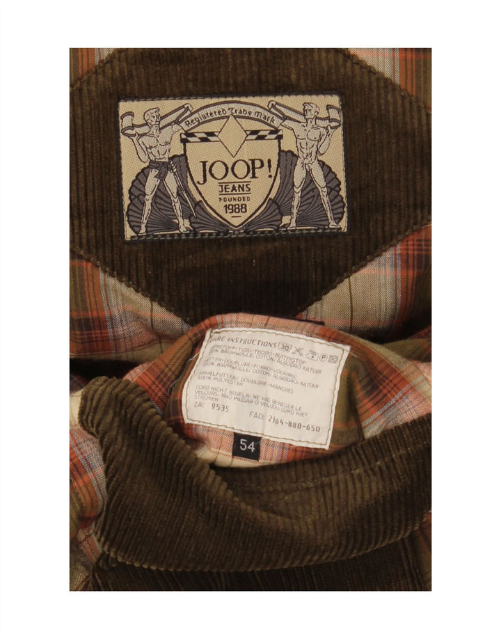 Jachetă parka cu glugă Joop pentru bărbați IT 54 2XL bumbac kaki