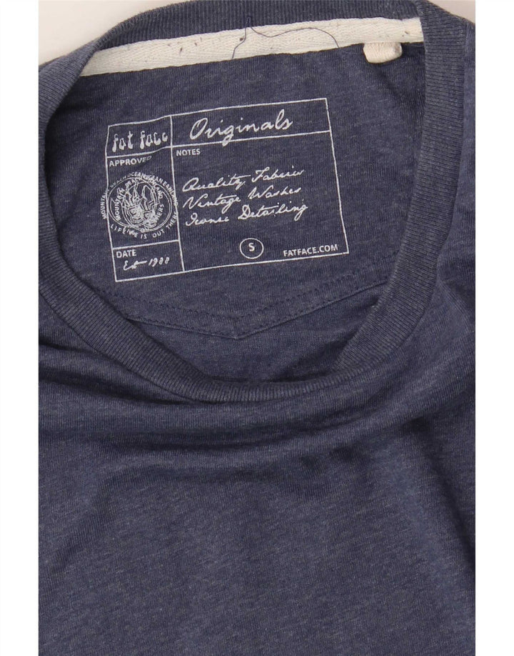 Fat Face Bărbați Tricou Top Mic Bleumarin